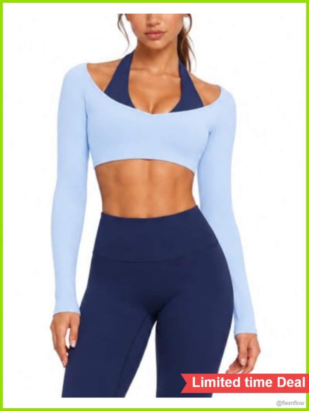 SUUKSESS Nylon Elastane Workout Set Padded Yoga Gym Outfit